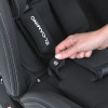 El Camino Evolution 2 ME 1045 - дитяче автокрісло (0 – 12 років / 0 – 36 кг) з функцією повороту 360 по ходу та проти напрямку руху, кріплення Isofix • Royal Black