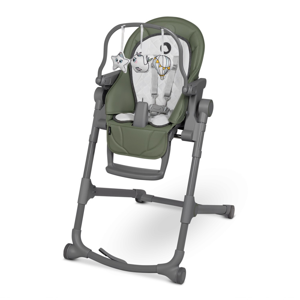 Стульчик для кормления Lionelo Cora Plus Green Olive Стульчик для кормления Lionelo Cora Plus Green Olive