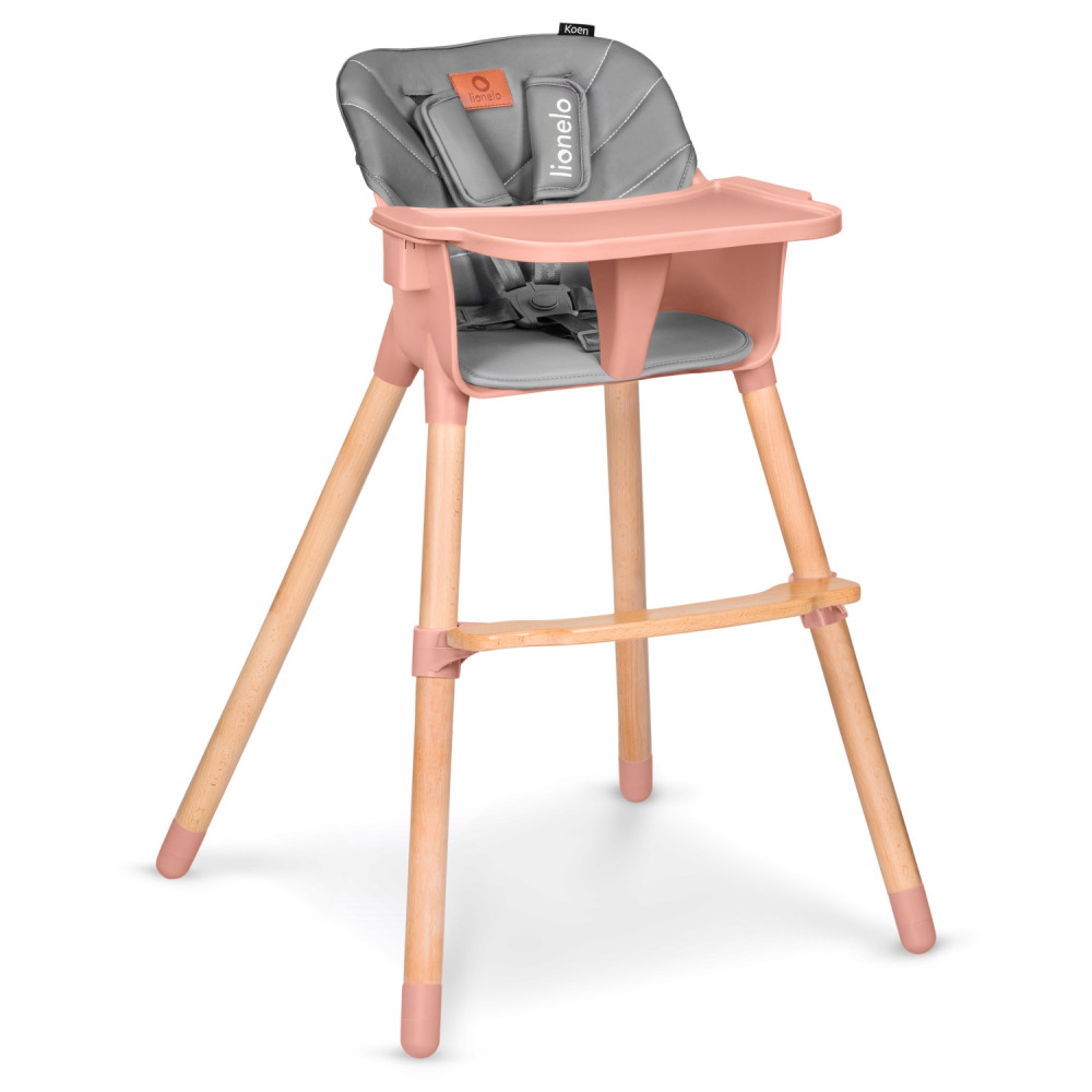 Стільчик для годування Lionelo Koen Pink Rose