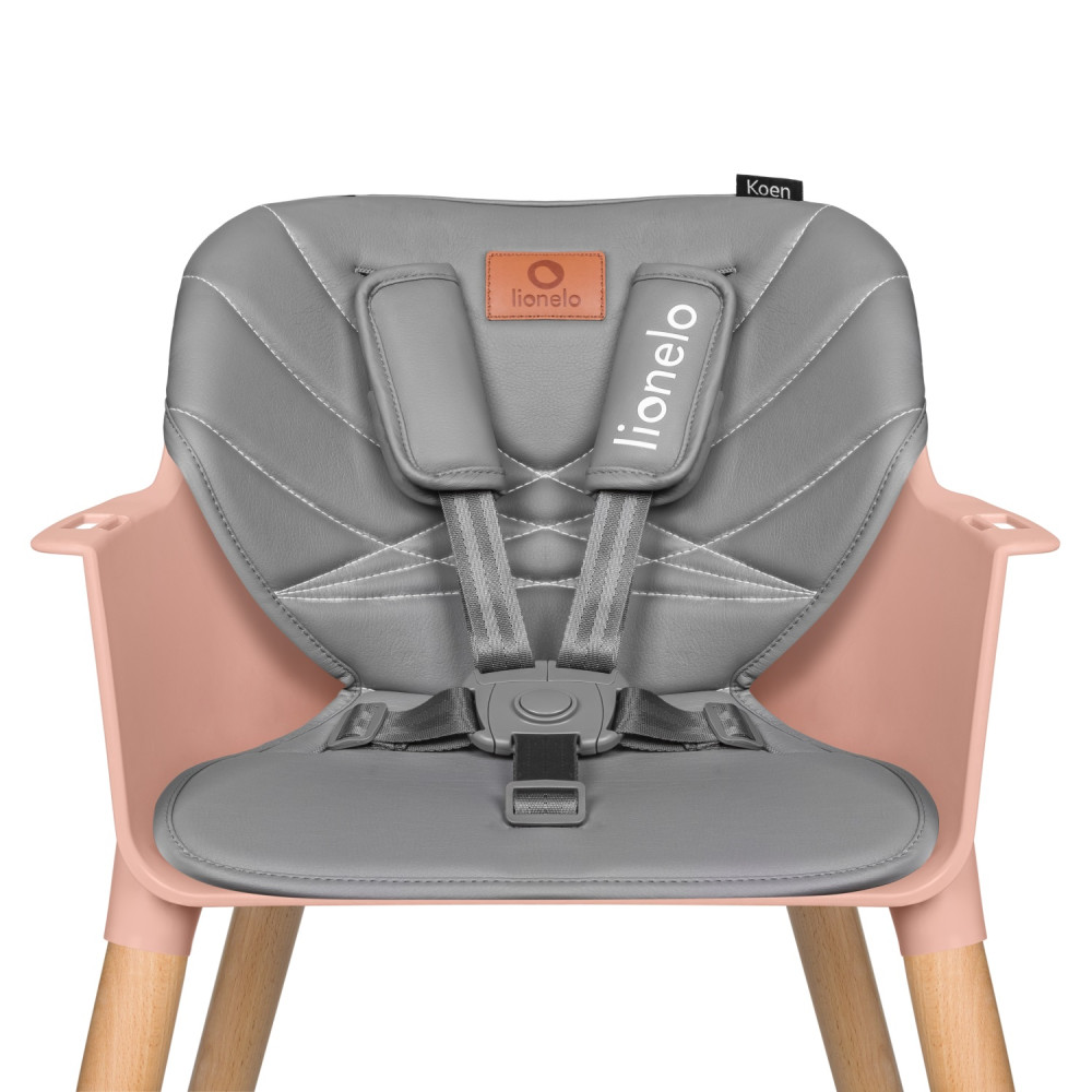 Стільчик для годування Lionelo Koen Pink Rose