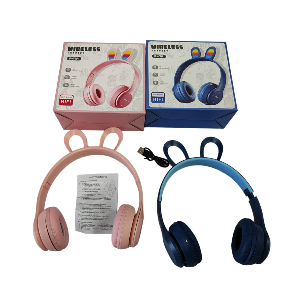 Дитячі навушники Wireless LED в асортименті, 1 шт (N22-3) Дитячі навушники Wireless LED в асортименті, 1 шт (N22-3)