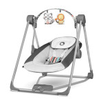 Качель-шезлонг Lionelo Otto Cozy Grey Качель-шезлонг Lionelo Otto Cozy Grey