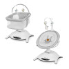 Шезлонг-качель 2 в 1 Lionelo Bella Set Grey Concrete