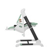 Carrello Cascata CRL-10303/1 - стільчик для годування, шезлонг для новонароджених, гойдалка з функцією автоматичного заколисування (живлення від мережі, керування з телефону через додаток, таймер) • Tropical Green