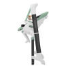 Carrello Cascata CRL-10303/1 - стільчик для годування, шезлонг для новонароджених, гойдалка з функцією автоматичного заколисування (живлення від мережі, керування з телефону через додаток, таймер) • Tropical Green