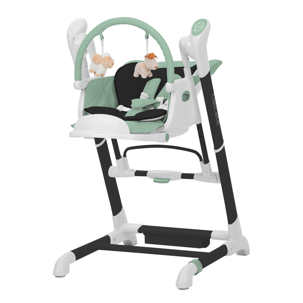 Стільчик для годування 3в1 Carrello Cascata Tropical Green купити
