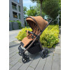 Carrello Bravo SL 2025 Deluxe CRL-5520 - прогулянкова коляска з великими колесами, всесезонний візок, захист від сповзання, ручка регулюється по висоті, зручна система складання • Caramel Beige