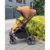 Carrello Bravo SL 2025 Deluxe CRL-5520 - прогулянкова коляска з великими колесами, всесезонний візок, захист від сповзання, ручка регулюється по висоті, зручна система складання • Caramel Beige