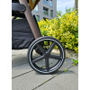 Carrello Bravo SL 2025 Deluxe CRL-5520 - прогулянкова коляска з великими колесами, всесезонний візок, захист від сповзання, ручка регулюється по висоті, зручна система складання • Caramel Beige
