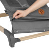 Шезлонг-качель Lionelo June Air Grey Graphite