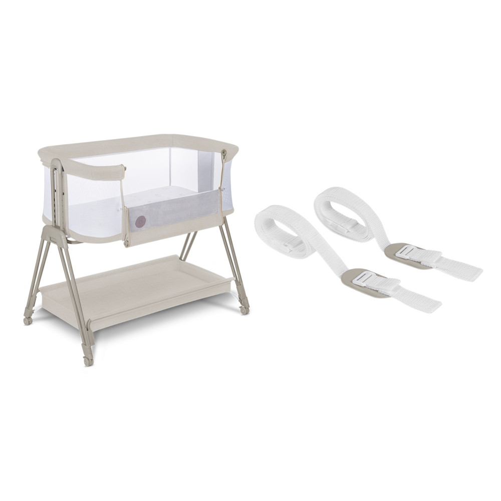Дитяче ліжечко 2 в 1 Lionelo Luna Beige Sand Дитяче ліжечко 2 в 1 Lionelo Luna Beige Sand