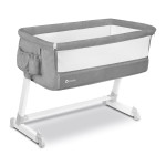 Приставная детская кроватка Lionelo Theo Concrete
