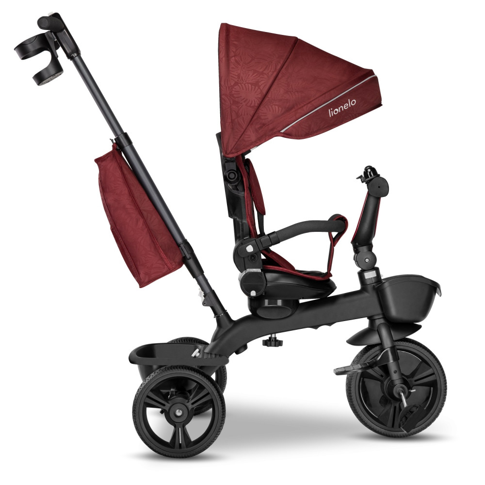 Триколісний дитячий велосипед Lionelo Kori Burgundy Red