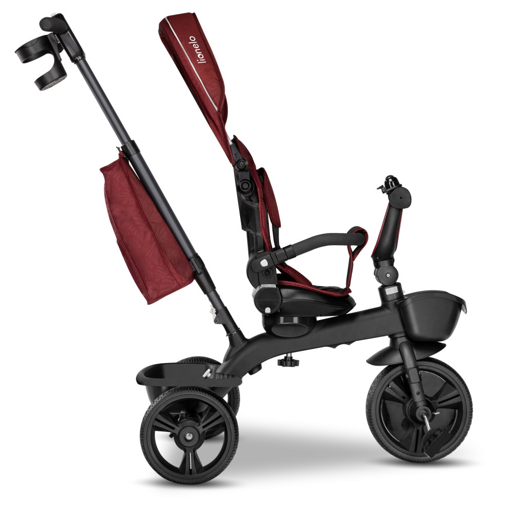 Триколісний дитячий велосипед Lionelo Kori Burgundy Red