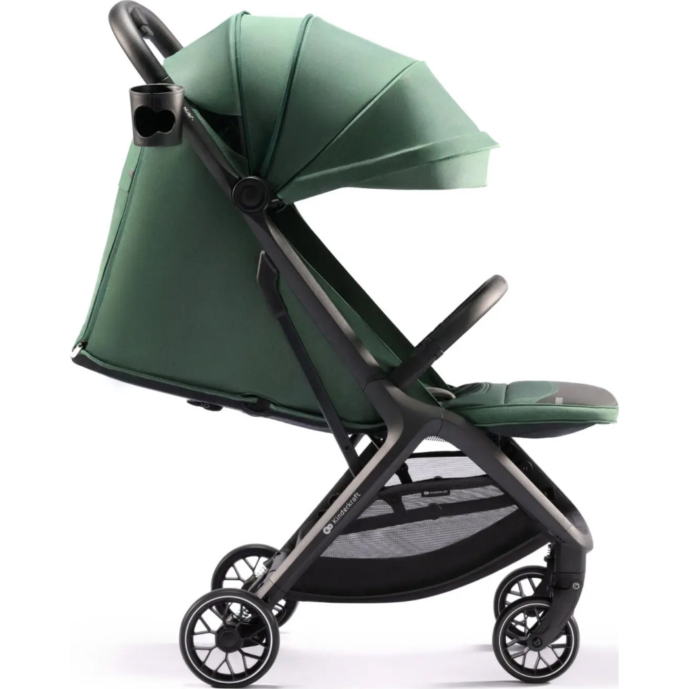 Kinderkraft Nubi 2 - прогулочная коляска для путешествий с автоматическим складыванием • Mystic Green Kinderkraft Nubi 2 - прогулочная коляска для путешествий с автоматическим складыванием • Mystic Green