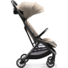 Kinderkraft Nubi 2 - прогулянкова коляска для подорожей з автоматичним складанням • Sand Beige