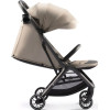 Kinderkraft Nubi 2 - прогулянкова коляска для подорожей з автоматичним складанням • Sand Beige