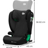 Kinderkraft Junior Fix 2 i-Size - автокрісло для дітей (від 3.5 до 12 років / 100 - 150 см) • Graphite Black (KCJUFI20BLK0000)