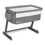 Приставная детская кроватка Lionelo Theo Grey Stone Natural