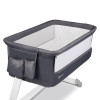 Приставная детская кроватка Lionelo Theo Dark Grey