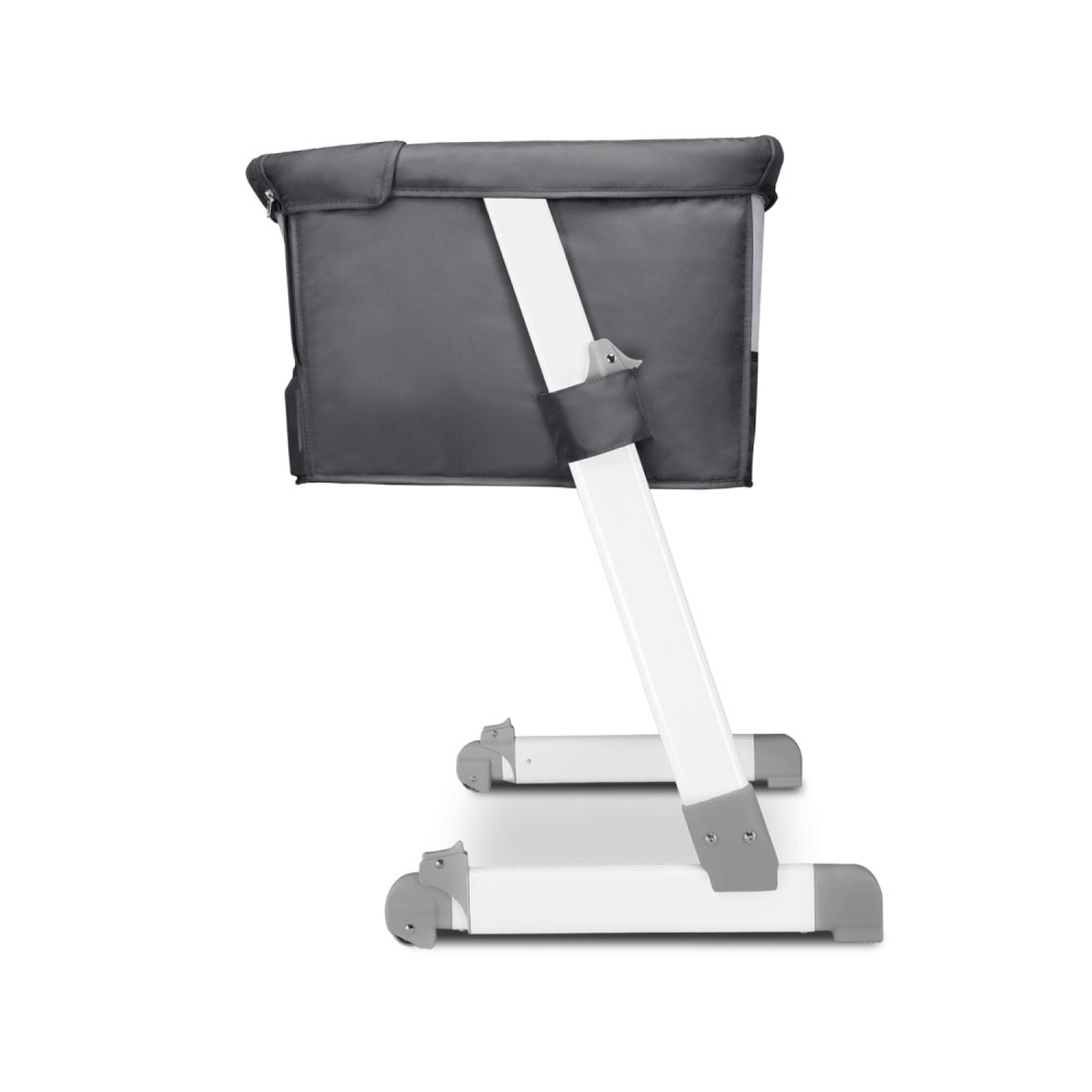Приставная детская кроватка Lionelo Theo Dark Grey