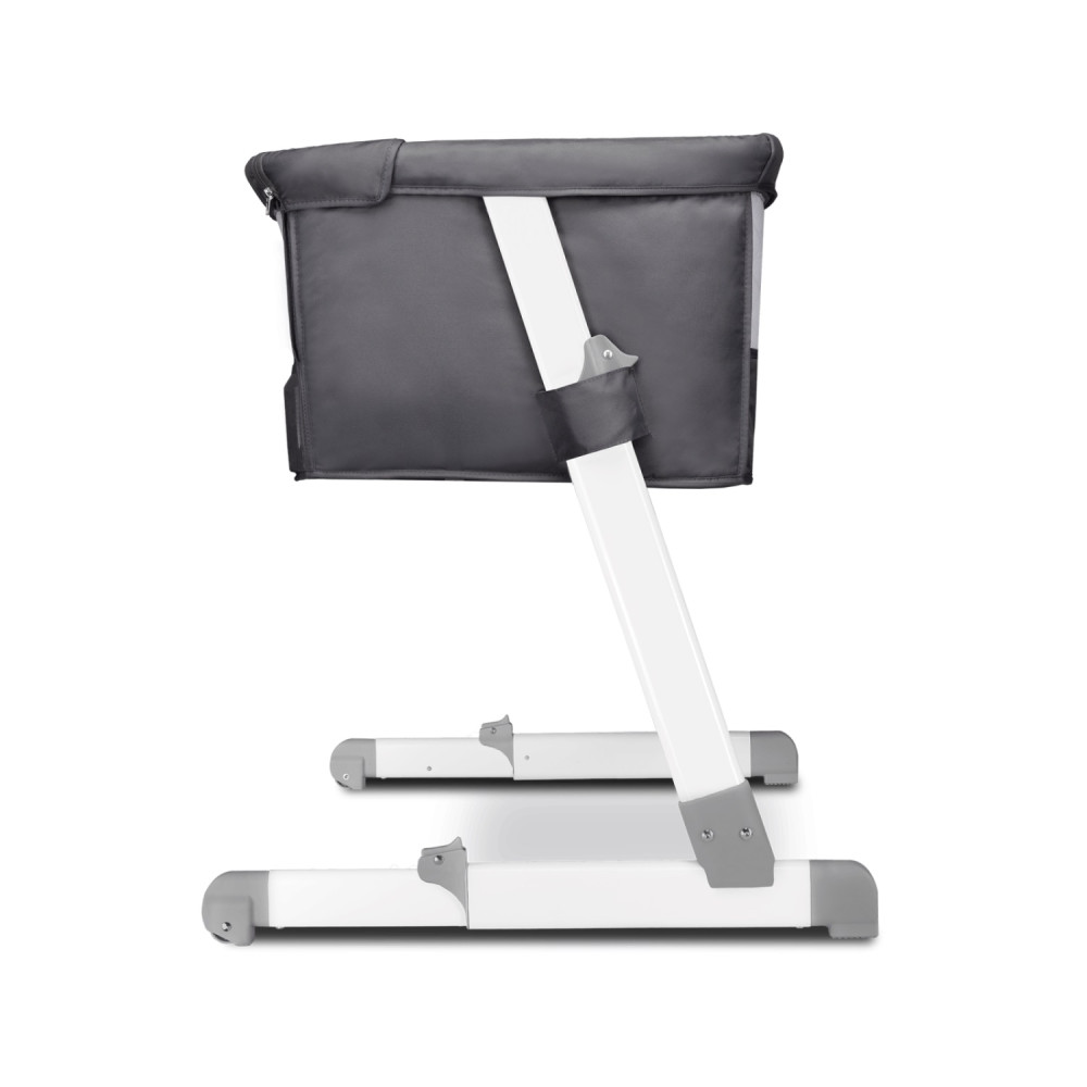 Приставная детская кроватка Lionelo Theo Dark Grey
