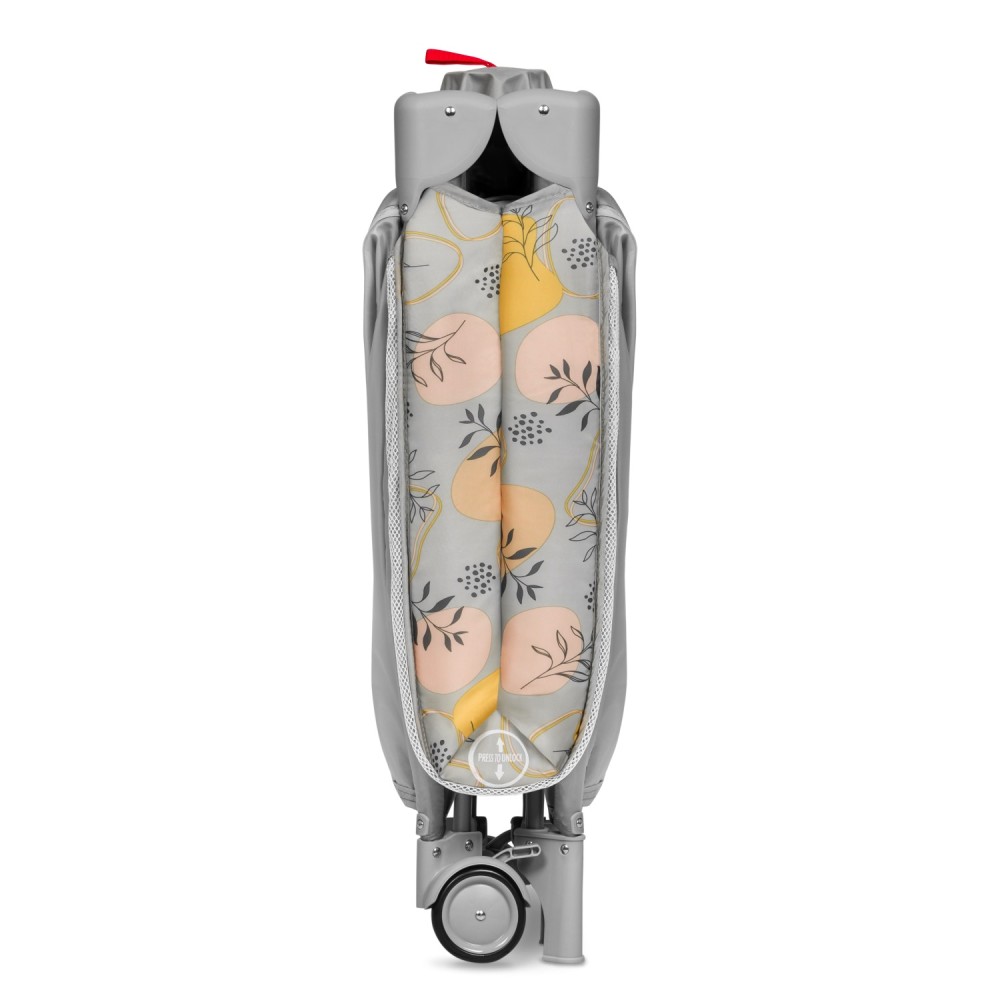 Детский манеж-кроватка Lionelo Stefi Plus Pink Yellow