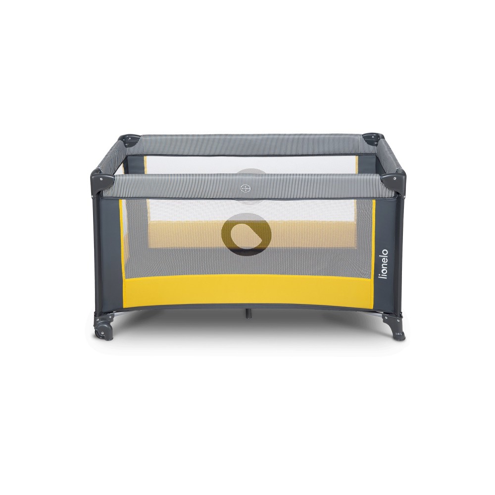 Дитячий манеж-ліжечко Lionelo Stefi Yellow Lemon