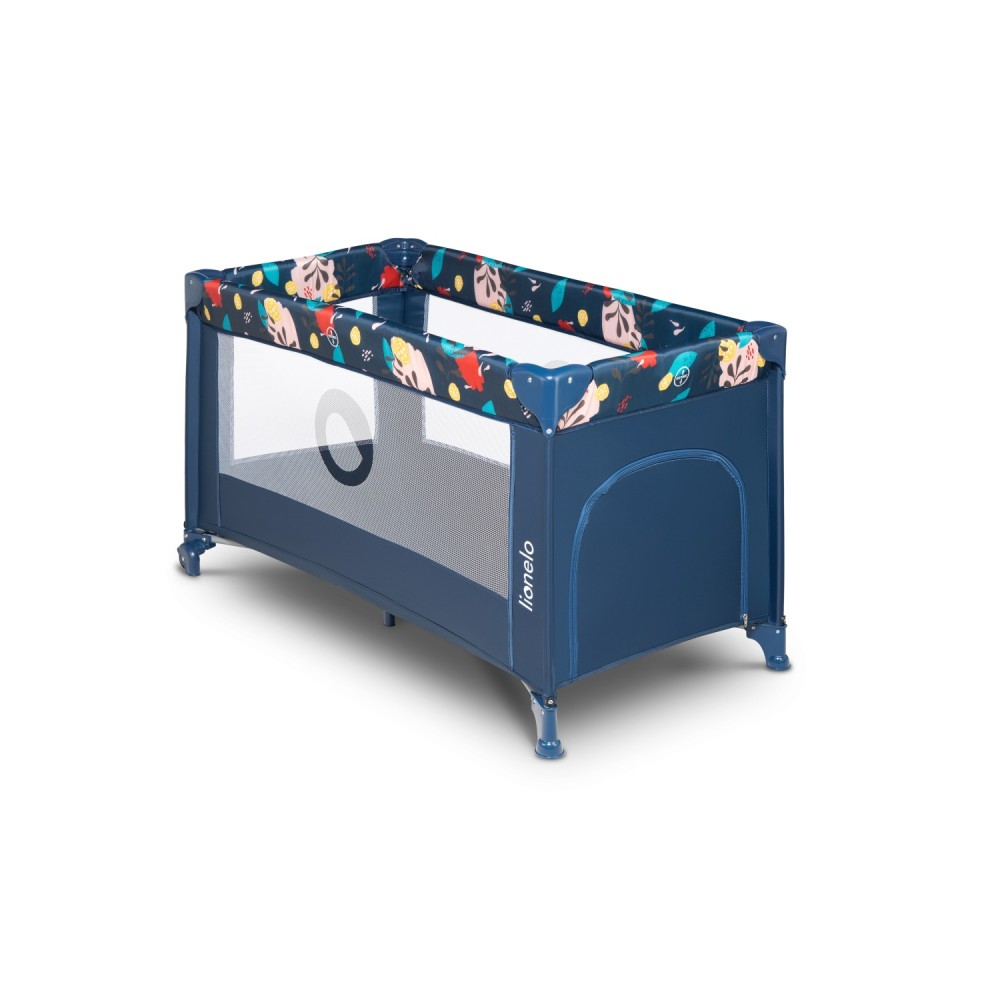 Детский манеж-кроватка Lionelo Stefi Blue Navy