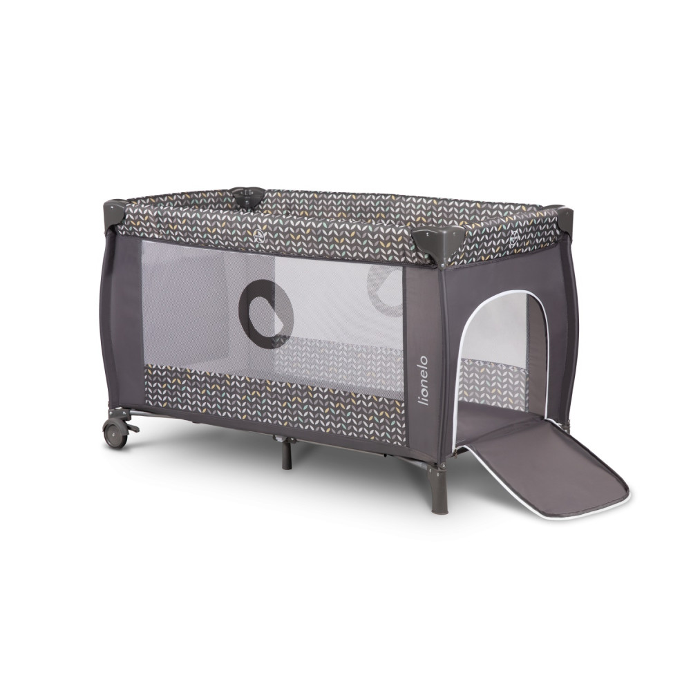 Детский манеж-кроватка Lionelo Sven Plus Grey Scandi
