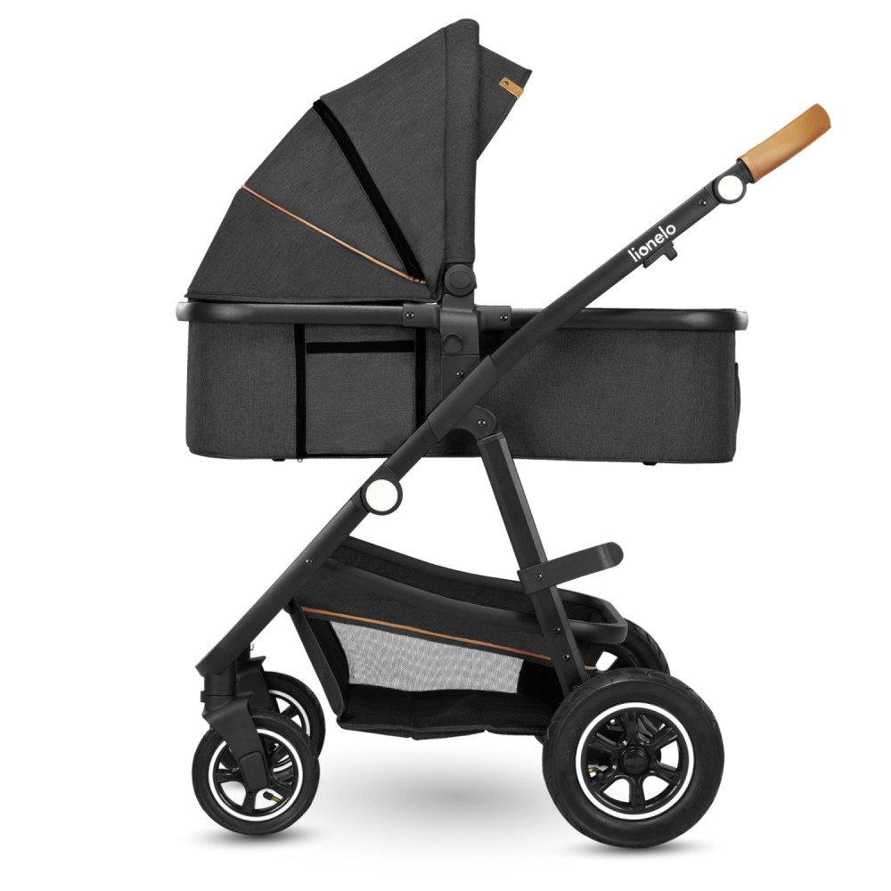 Коляска 3 в 1 Lionelo Amber Grey Graphite