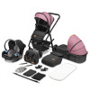Коляска 3 в 1 Lionelo Amber Pink Rose