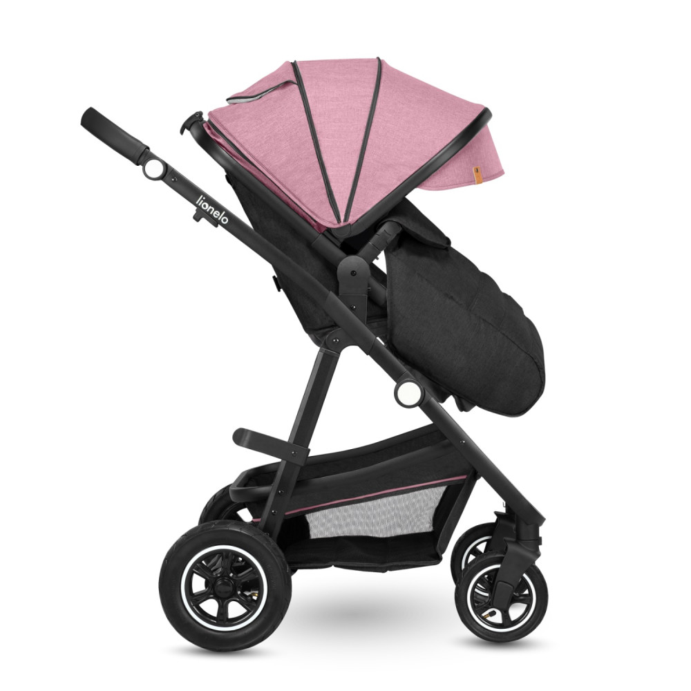 Коляска 3 в 1 Lionelo Amber Pink Rose