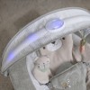Ingenuity InLighten Bouncer - шезлонг-качель для новорожденных с режимом вибрации, успокаивающими мелодиями и игровой дугой • Nate (16667)