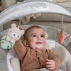 Ingenuity InLighten Bouncer - шезлонг-качель для новорожденных с режимом вибрации, успокаивающими мелодиями и игровой дугой • Nate (16667)