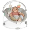 Ingenuity InLighten Bouncer - шезлонг-качель для новорожденных с режимом вибрации, успокаивающими мелодиями и игровой дугой • Nate (16667)