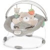 Ingenuity InLighten Bouncer - шезлонг-качель для новорожденных с режимом вибрации, успокаивающими мелодиями и игровой дугой • Nate (16667)