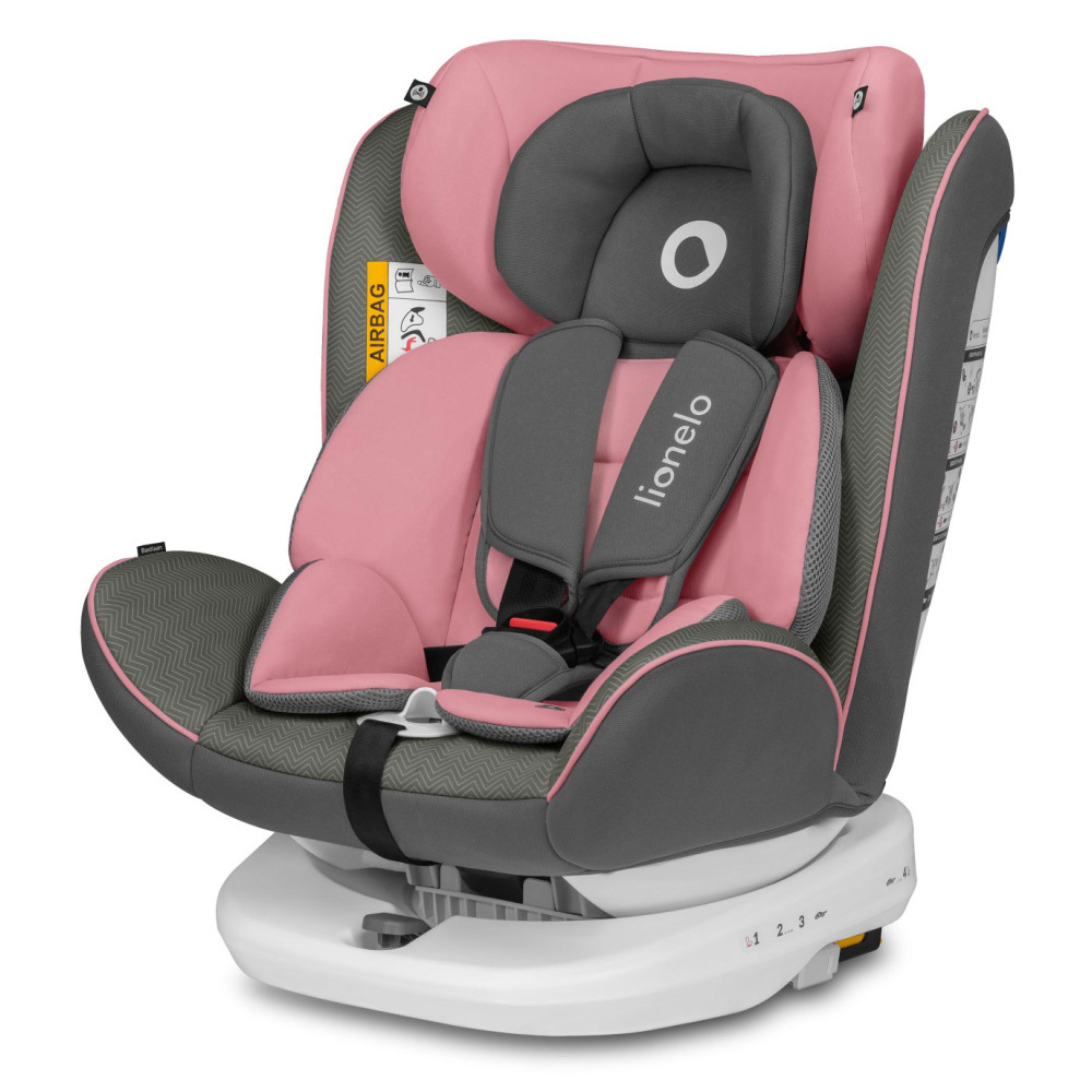 Автокрісло Lionelo Bastiaan One Pink Baby (white base)