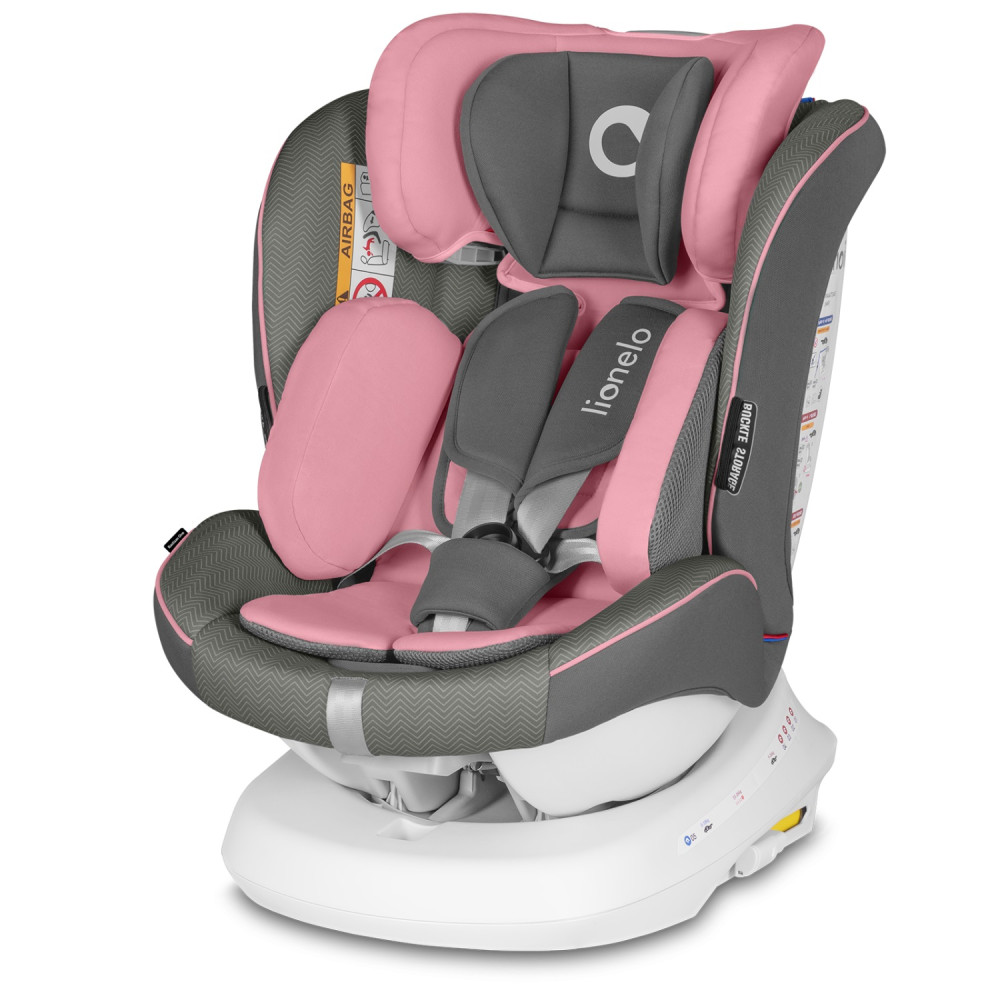 Автокрісло Lionelo Bastiaan One Pink Baby (white base) Автокрісло Lionelo Bastiaan One Pink Baby (white base)
