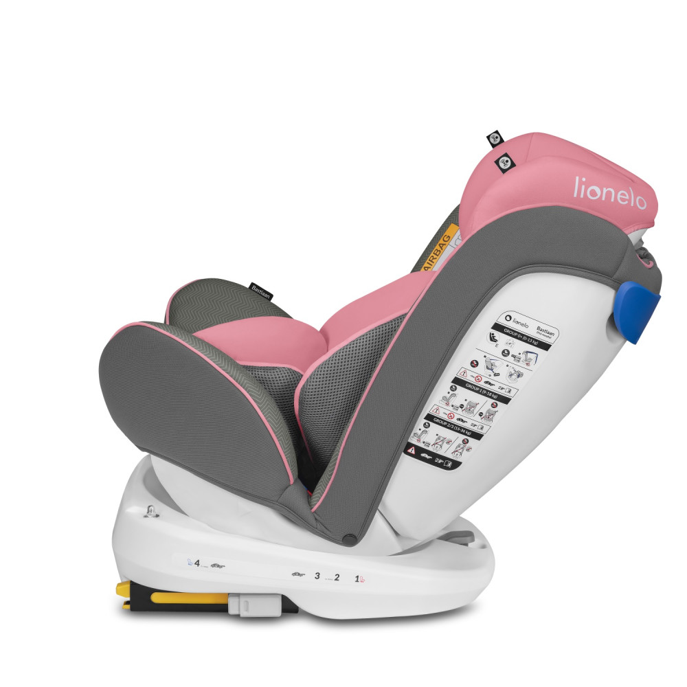 Автокрісло Lionelo Bastiaan One Pink Baby (white base) Автокрісло Lionelo Bastiaan One Pink Baby (white base)