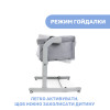 Chicco Next2Me Magic Evo - детская приставная кроватка-трансформер с режимом укачивания • Lighy-grey (87041.72)