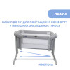 Chicco Next2Me Magic Evo - детская приставная кроватка-трансформер с режимом укачивания • Lighy-grey (87041.72)