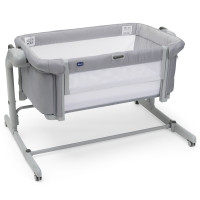 Chicco Next2Me Magic Evo - детская приставная кроватка-трансформер с режимом укачивания • Lighy-grey (87041.72)
