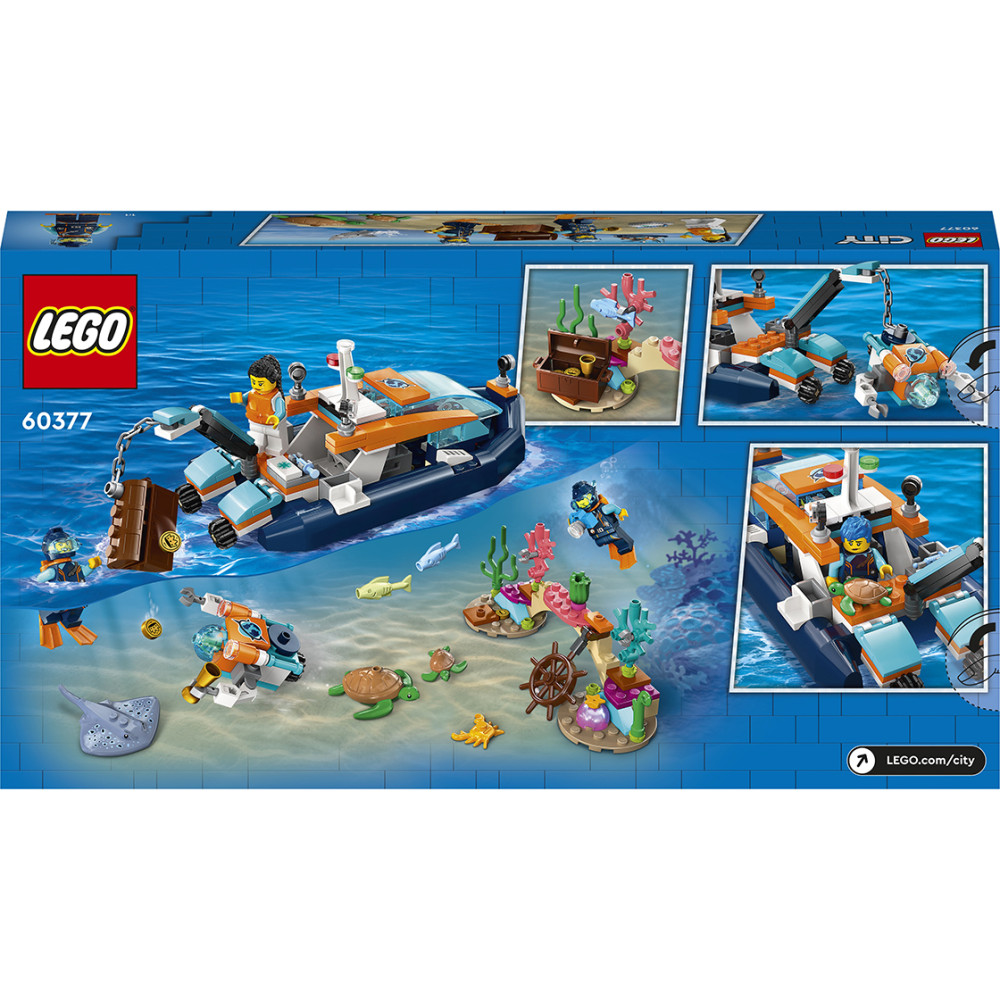 Конструктор Lego City Дослідницький підводний човен (60377)