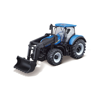 Bburago Farm Трактор New Holland T7.315 с фронтальным погрузчиком - автомодель (18-31632)