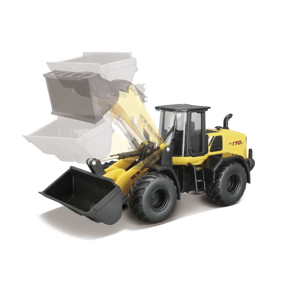 Автомодель Bburago Экскаватор New Holland W170D (18-32083) Автомодель Bburago Экскаватор New Holland W170D (18-32083)