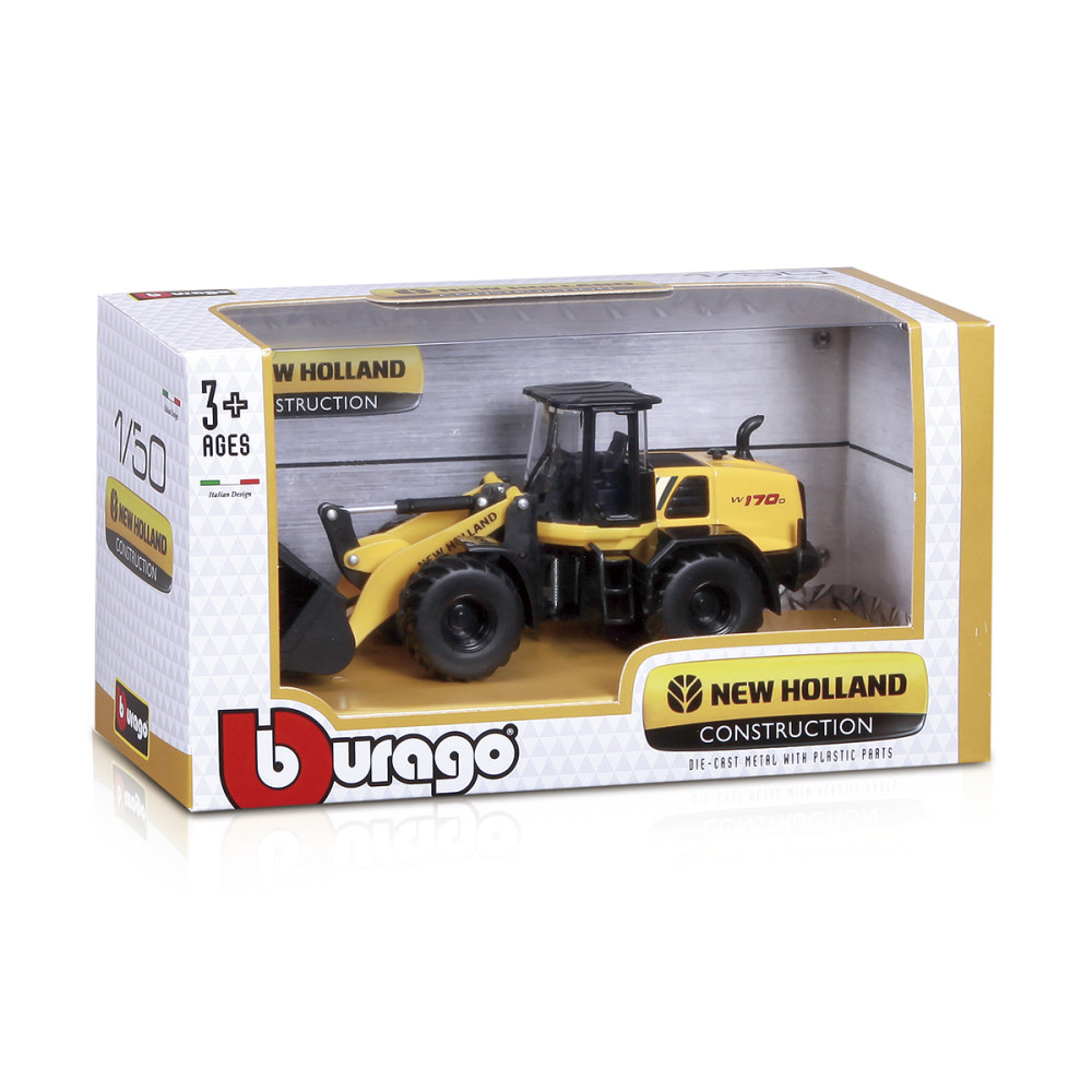 Автомодель Bburago Экскаватор New Holland W170D (18-32083) Автомодель Bburago Экскаватор New Holland W170D (18-32083)