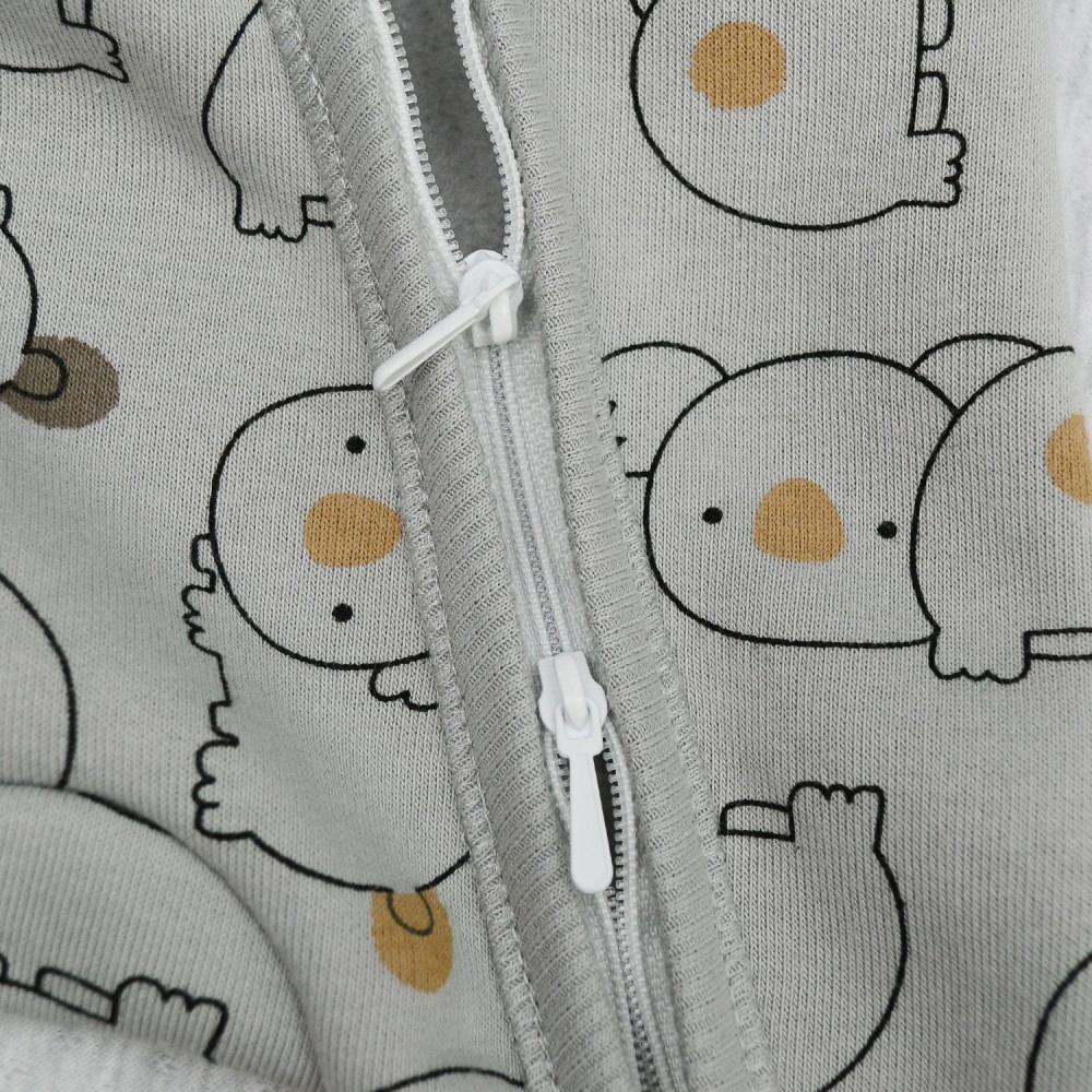 Комбинезон на молнии Minikin р.56 серый с рисунком (231571356)