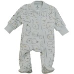Комбинезон на молнии Minikin р.56 серый с рисунком (231571356)
