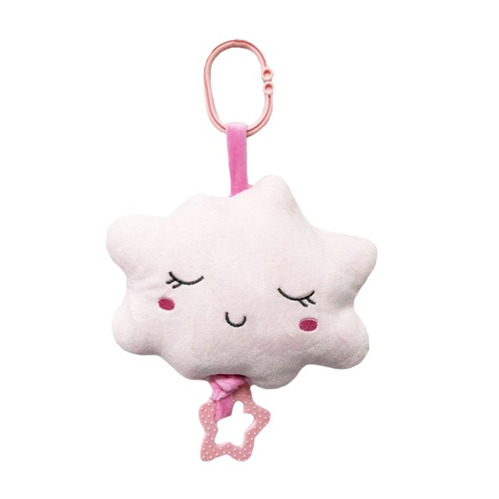 Подвесная музыкальная игрушка Tulilo Облако, розовое (9279)